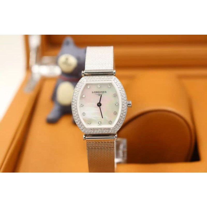 W-LG-L-101 Ladies Tonneau SS-YG-RG/ME Swiss Quartz