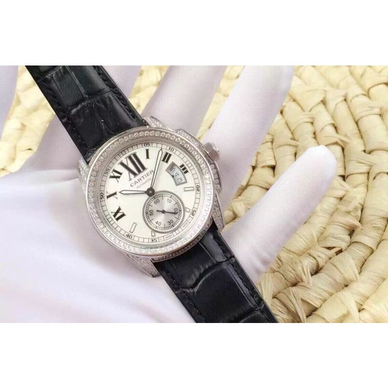 W-CAR-CC-103 Calibre de Cartier SS/LE/Diam Asian 2813 21J Auto