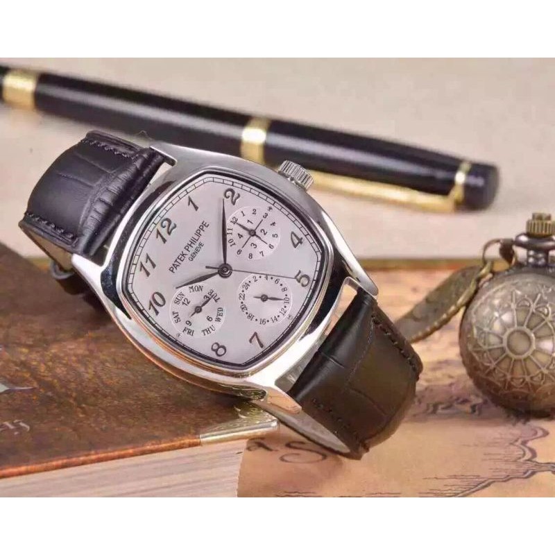 W-PP-5940-01 594Calender Complications SS/LE M-9100