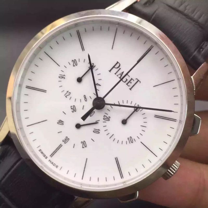 W-PG-ALTI-111 Altiplano Chrono SS/LE White A-7750