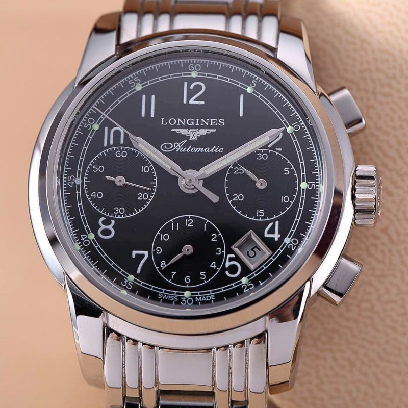 LG00122 Master Chrono SS/SS Black Asia 7750