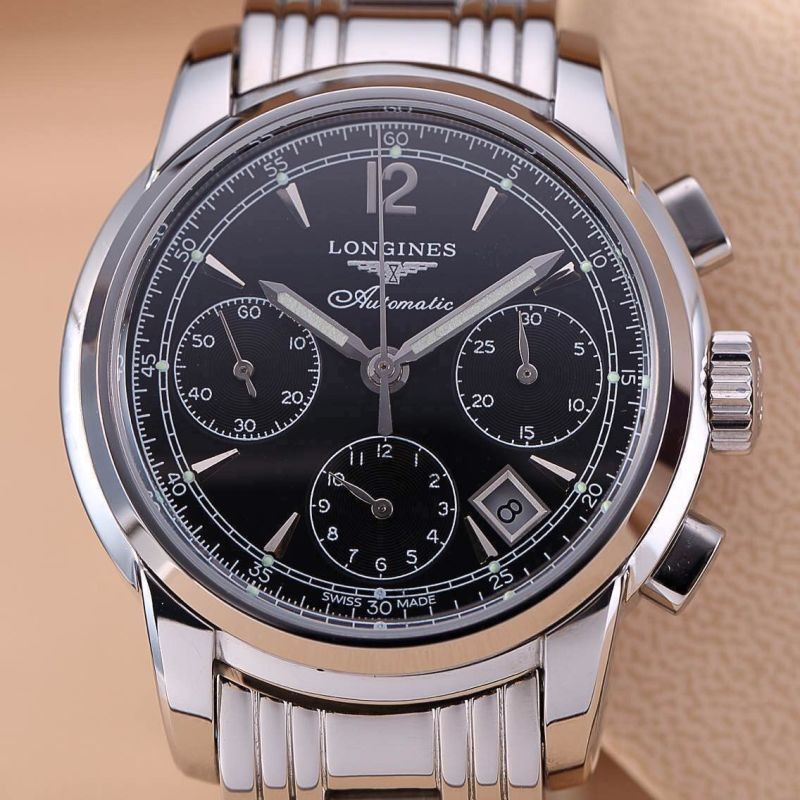 LG00124 Master Chrono SS/SS Black Asia 7750