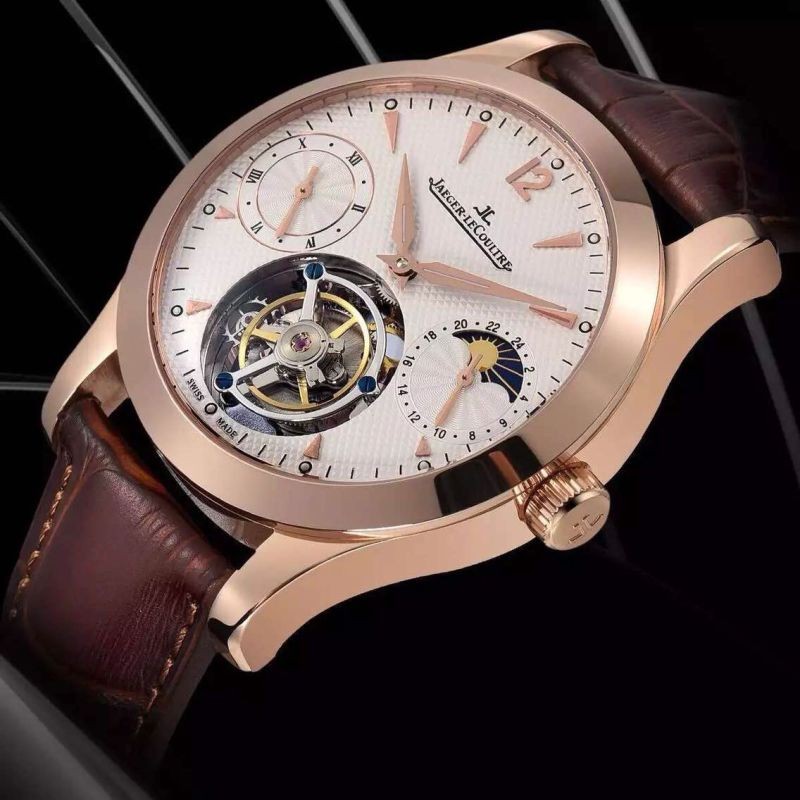 JL00806 Master Moonphase Tourbillon RG/LE White Flying Tourbill
