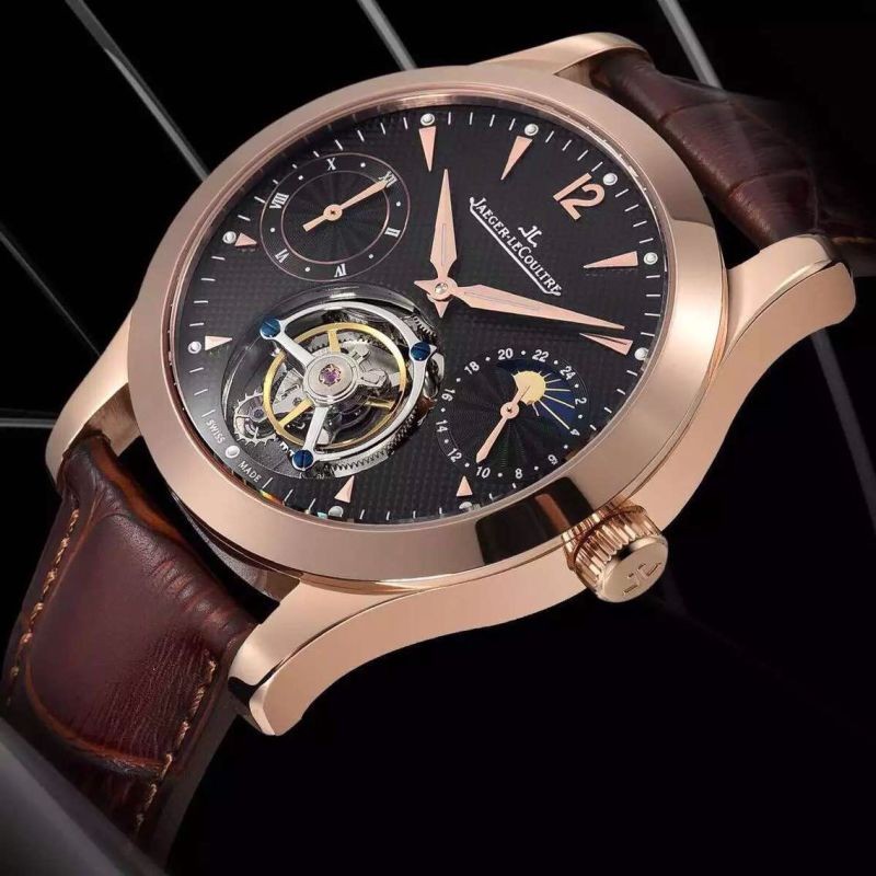 JL00807 Master Moonphase Tourbillon RG/LE Black Flying Tourbill