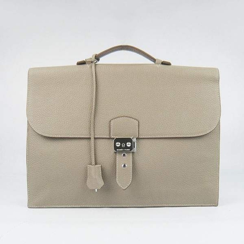 HE-DP-04 Depeches Breifcase H2813 Grey - Togo Standard