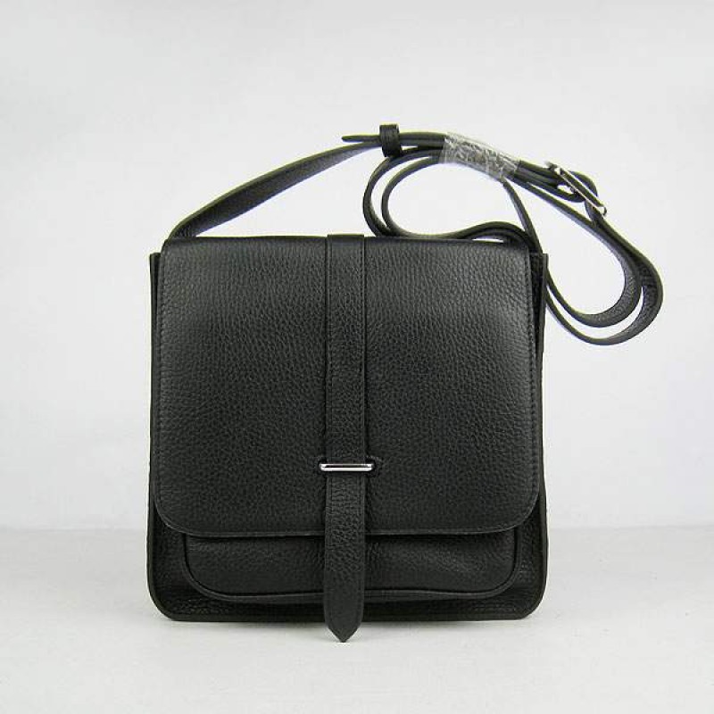 HE-ST22-01 H2811 Steve Messenger Small Black - Togo Standard