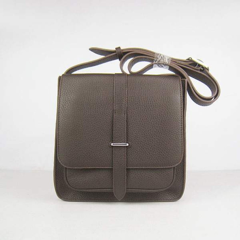 HE-ST22-03 H2811 Steve Messenger Small Dark Brown - Togo Standar