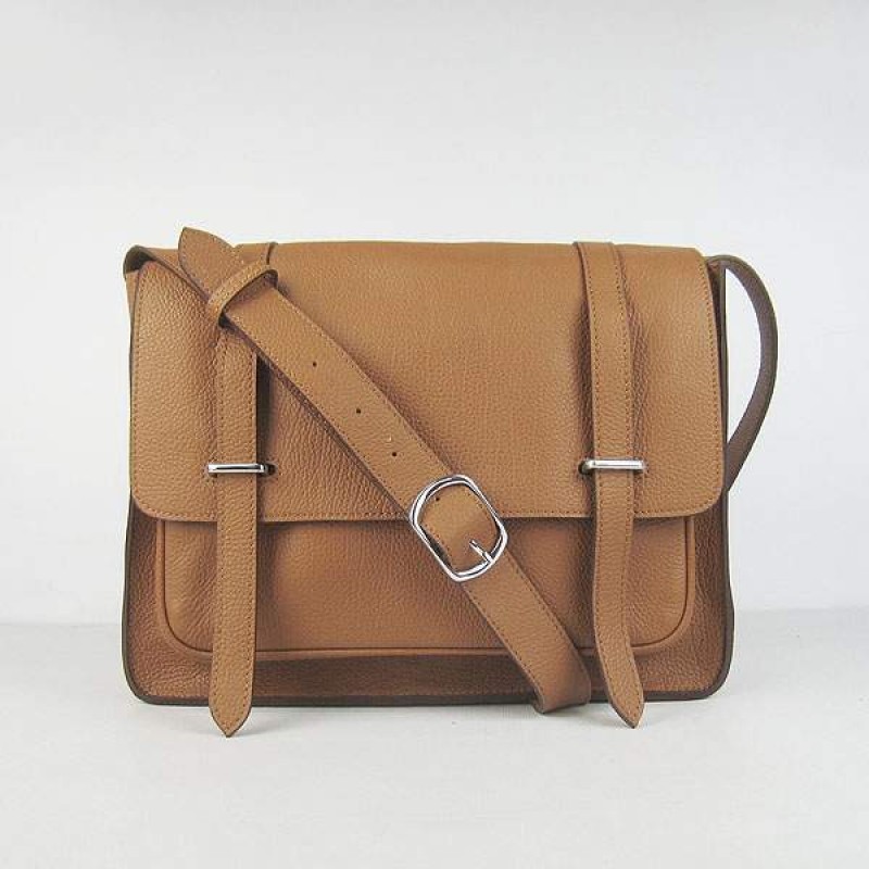 HE-ST32-05 H281Steve Messenger Mid Light Brown - Togo Standard