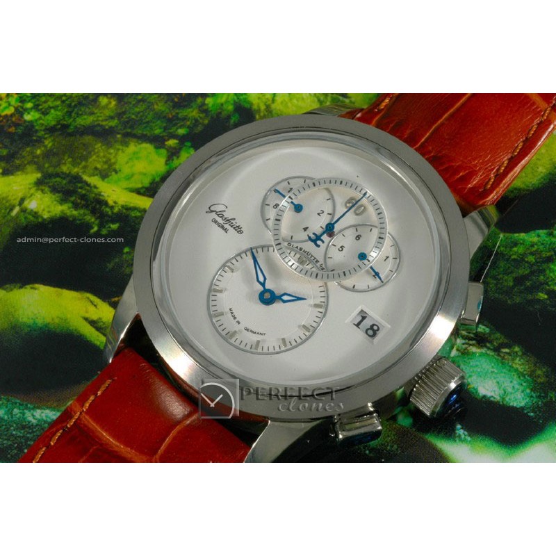 GL10004 Panaomatic Chrono SS White