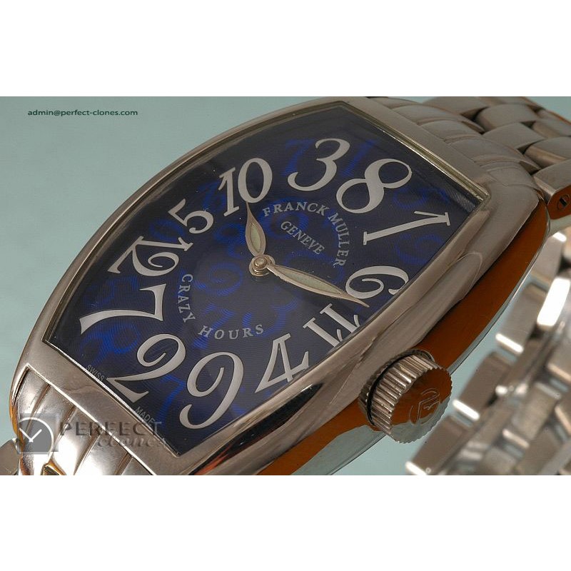 FMCR10001 Curvex Crazy Hour Men SS Blue
