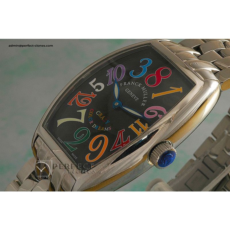 FMCR1001Curvex Crazy Colur Dreams Men SS Black