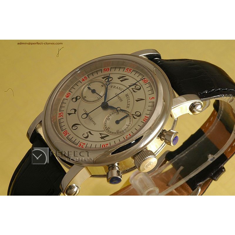 FMRD10001 Ronde Chronograph SS White Working Chronos