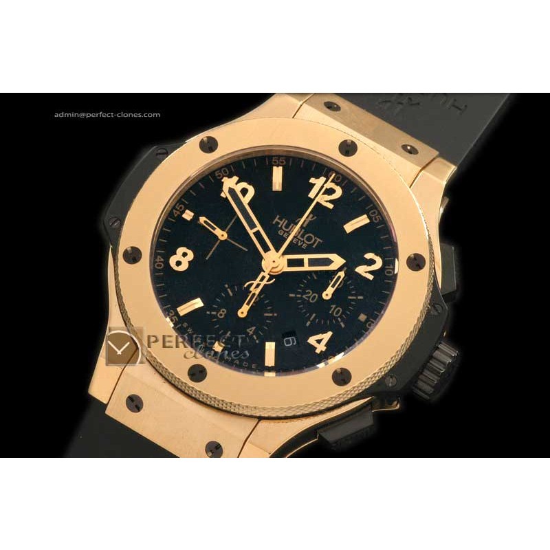 HB10024 Big Bang Full YG Black Dial YG Bezel A77528800bph