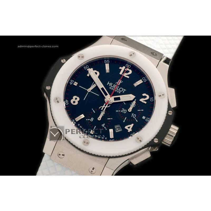 HB1003Big Bang SS Special Ed CF Blk/White Ceramic Bezel A7750