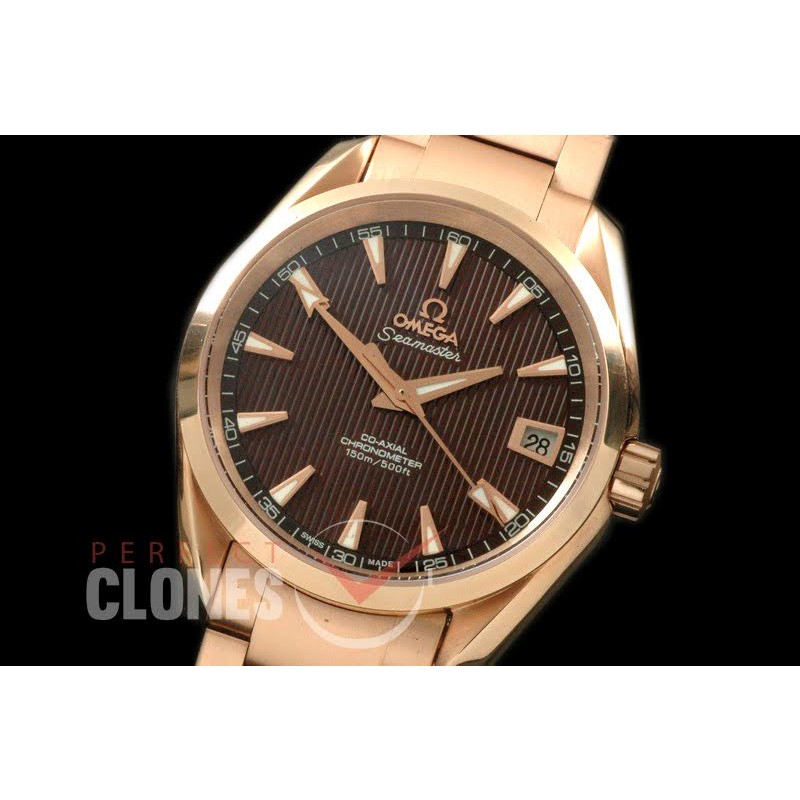 OMAT385-133S Aqua Terra Ladies RG/RG Brown Stk A-2824