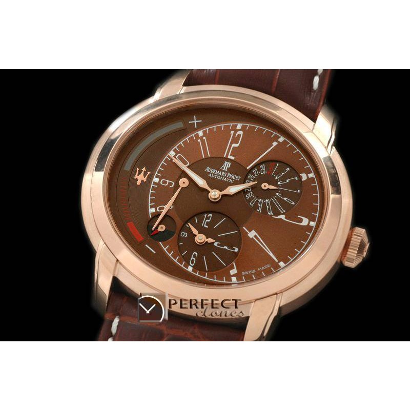 APML10009 Millenary Reserve/Duo Time RG/LE Brown Asian 23 Auto