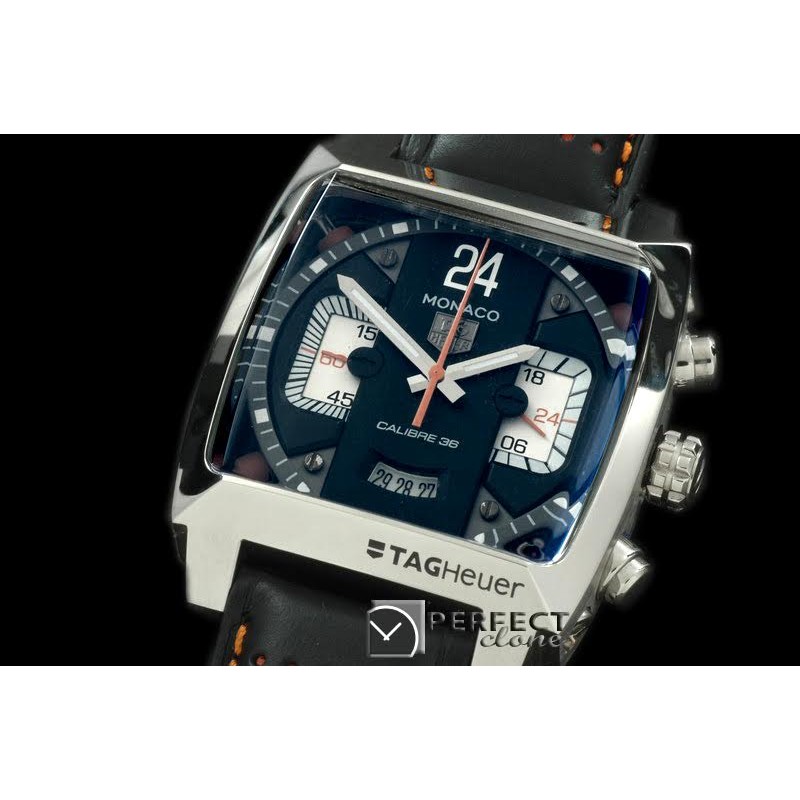 TGM24-10021 Monaco Concept 24 SS/LE Black Jap Quartz Chrono